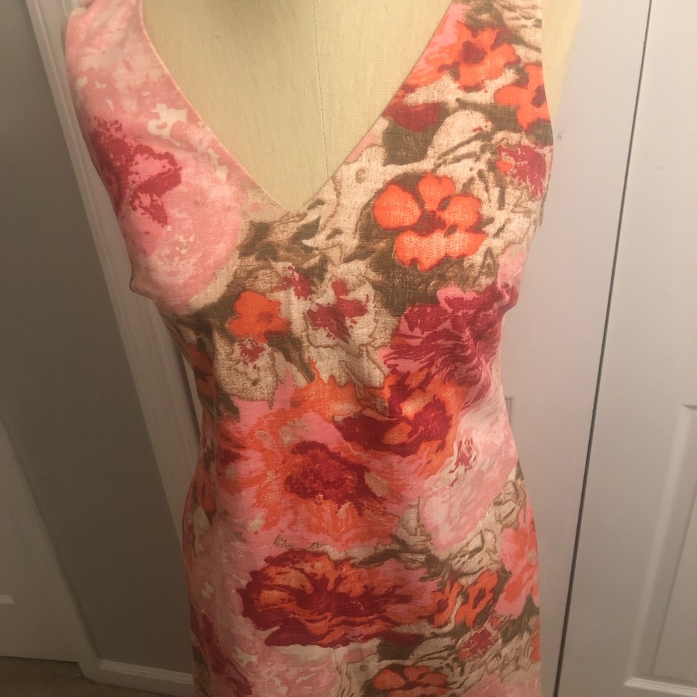 Talbots Floral Sleeveless Dress